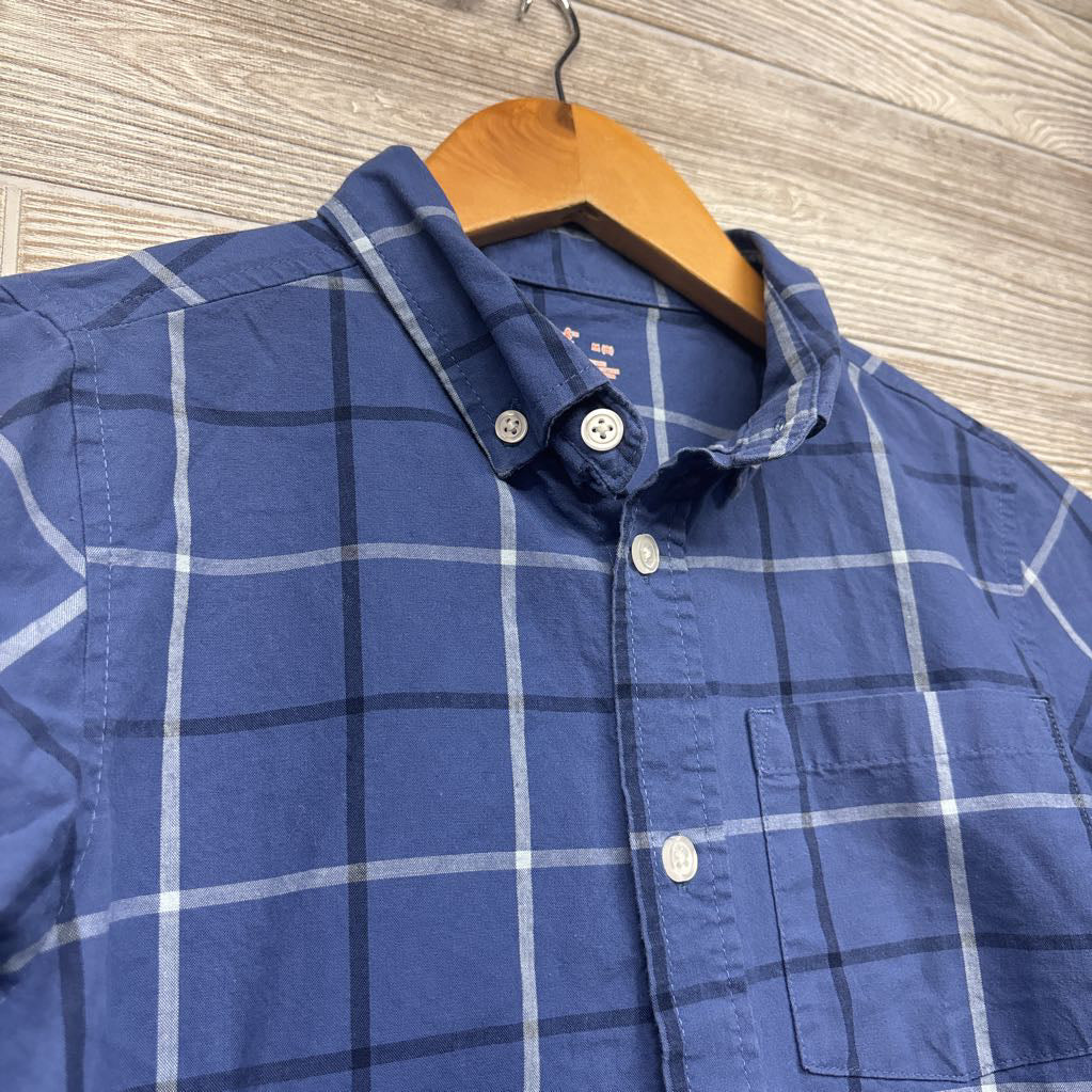 LS Plaid Button Up Shirt Chest Pocket 8