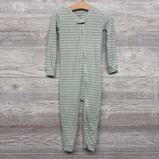 Bamboo Footless Sleeper Stripes 24M