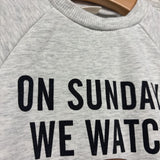 LS Outfit On Sundays We Watch Football With Daddy 0-3M