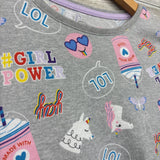 LS Shirt Unicorns LOL Girl Power 10-12