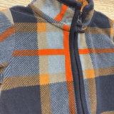 LS Plaid Fleece Outfit 9M