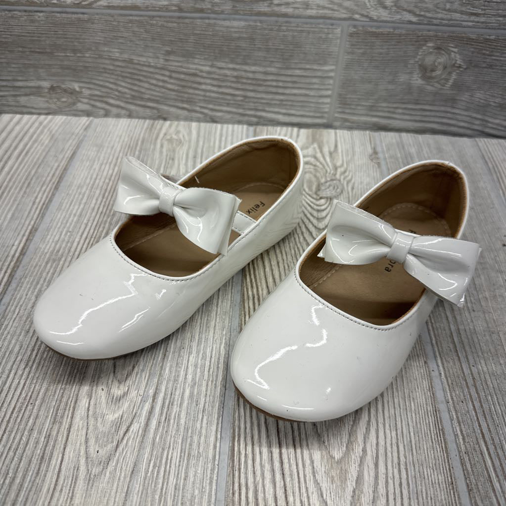 Patent Leather Mary Jane Shoes Bow 10c