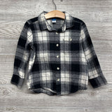 LS Plaid Button Up Flannel Shirt Chest Pocket 3T