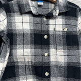 LS Plaid Button Up Flannel Shirt Chest Pocket 3T