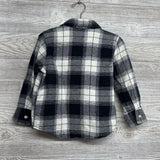 LS Plaid Button Up Flannel Shirt Chest Pocket 3T
