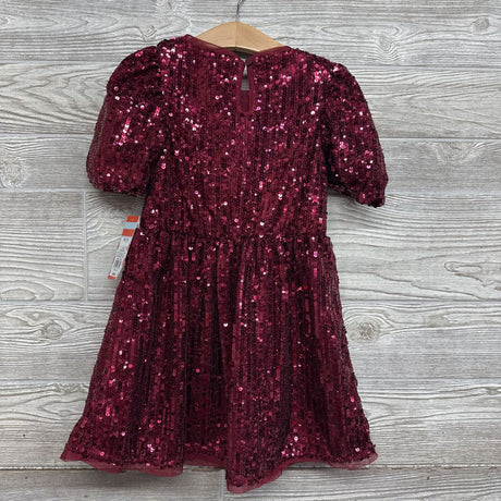 NEW Puff Sleeve Sequin Dress 4-5