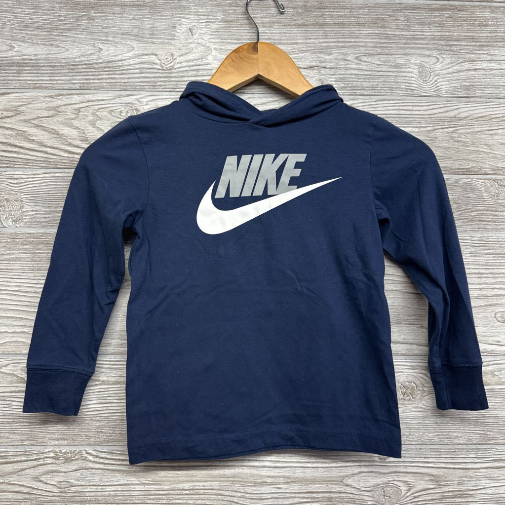 LS Shirt W/ Hood Swoosh 5