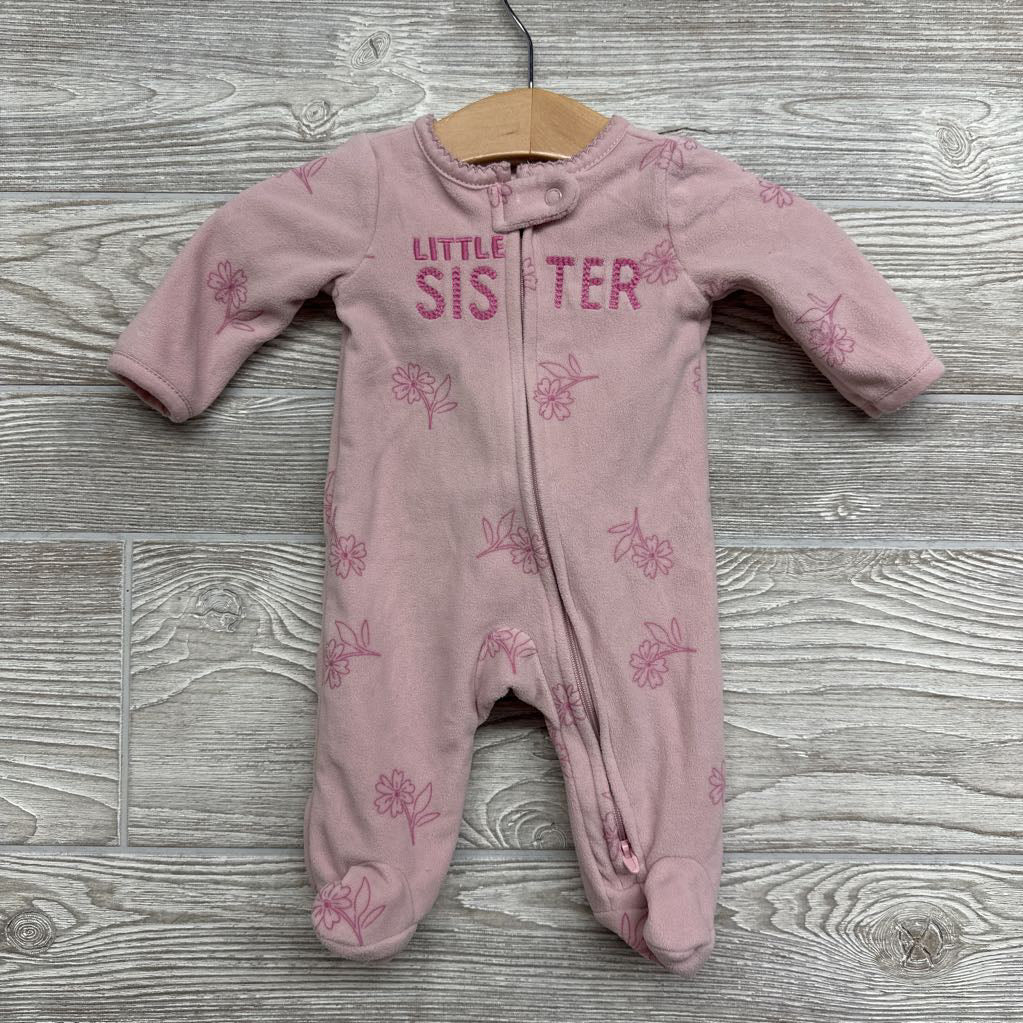 Blanket Sleeper Flowers Little Sister NB