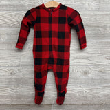 Blanket Sleeper Buffalo Plaid 6-9M
