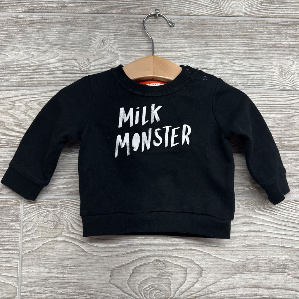 Crewneck Milk Monster 3-6M
