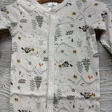 LS Snap Outfit Bears Mountains 3-6M