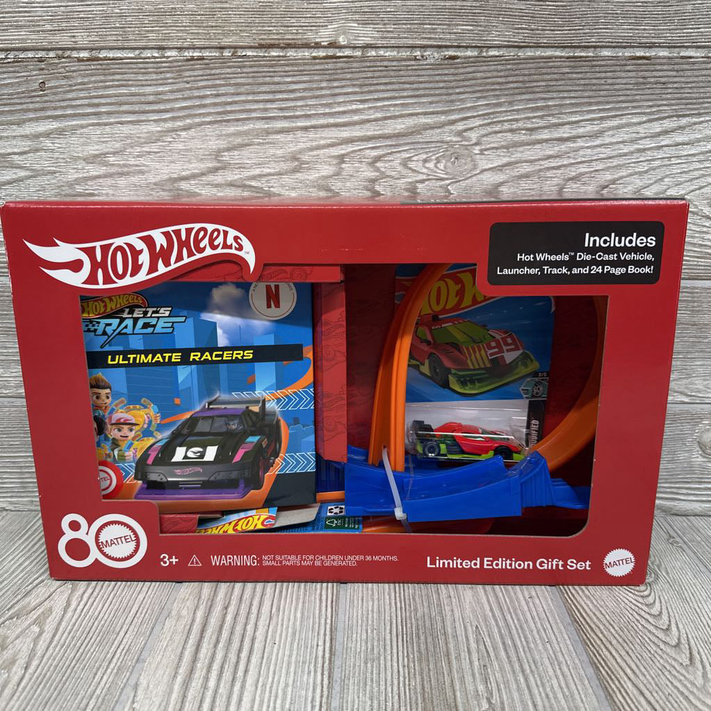 NEW Gift Set Car, Launcher Track & Book