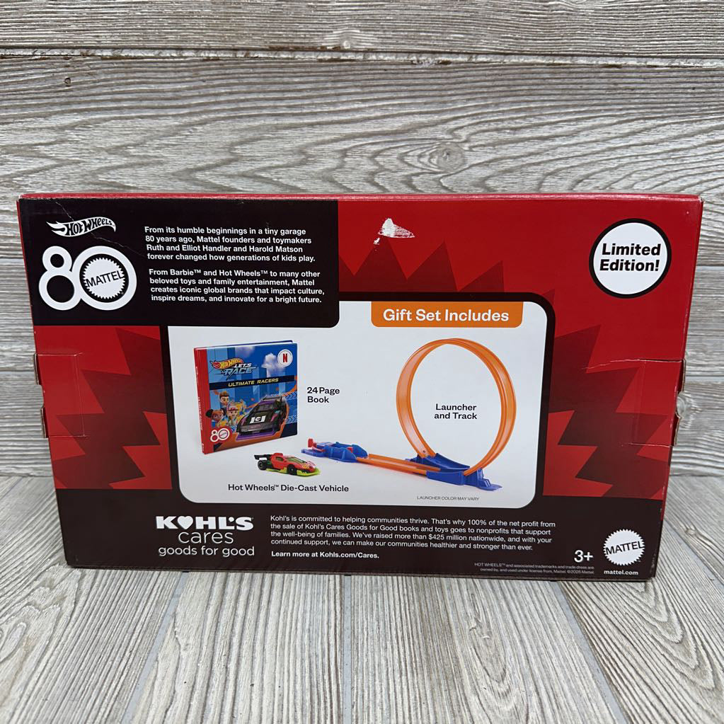 NEW Gift Set Car, Launcher Track & Book