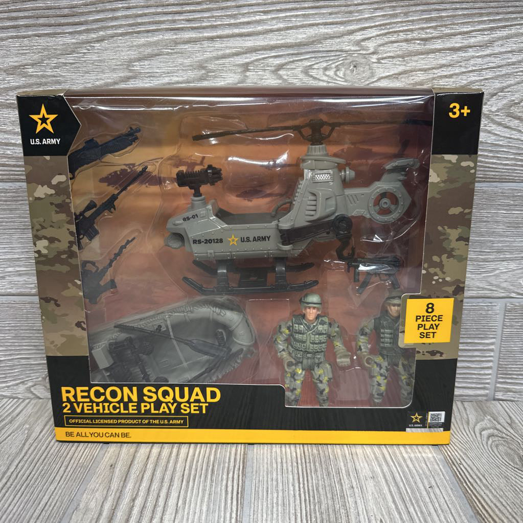 NEW Recon Squad 2 Vehicle Playset
