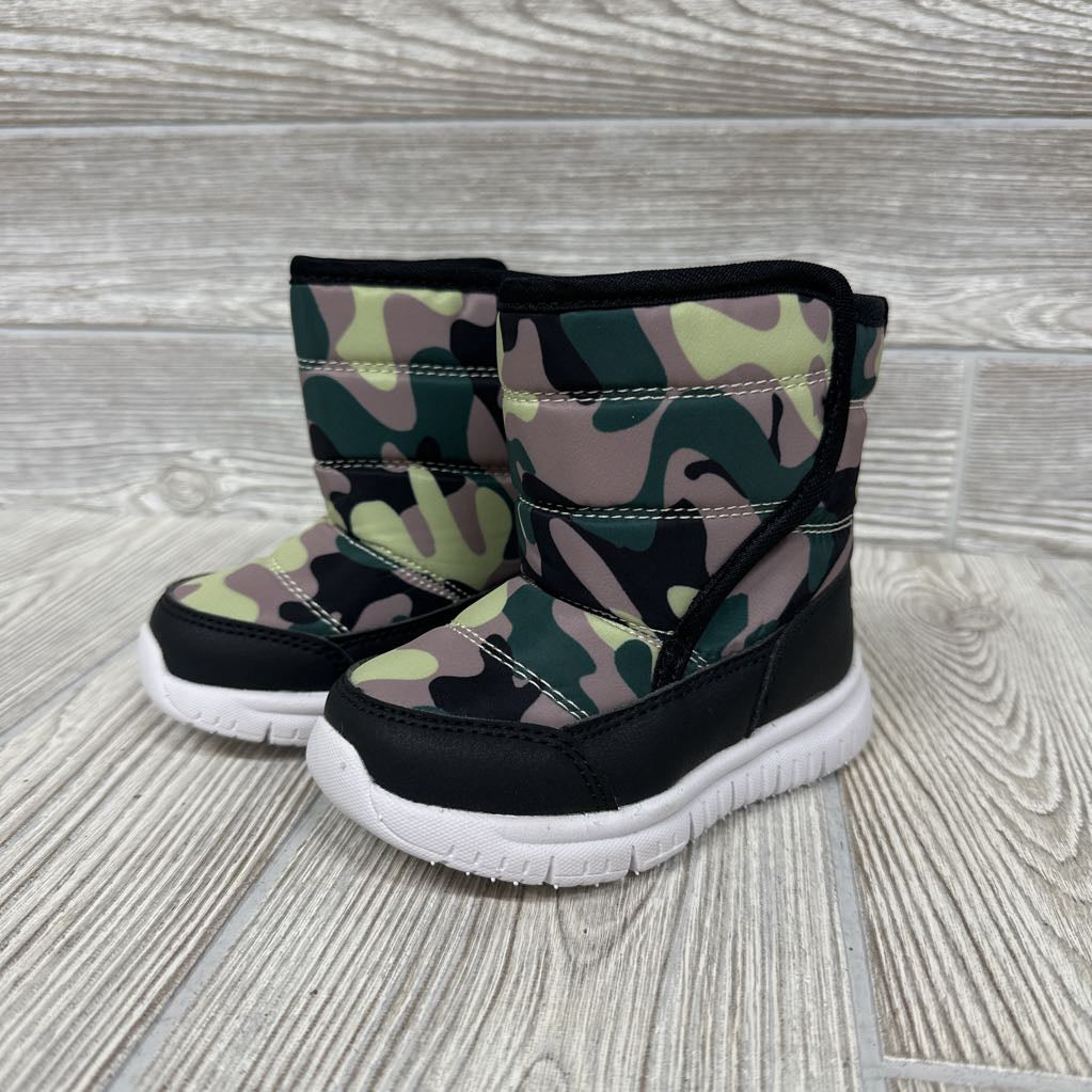 Velcro Snow Boots Camo 6c