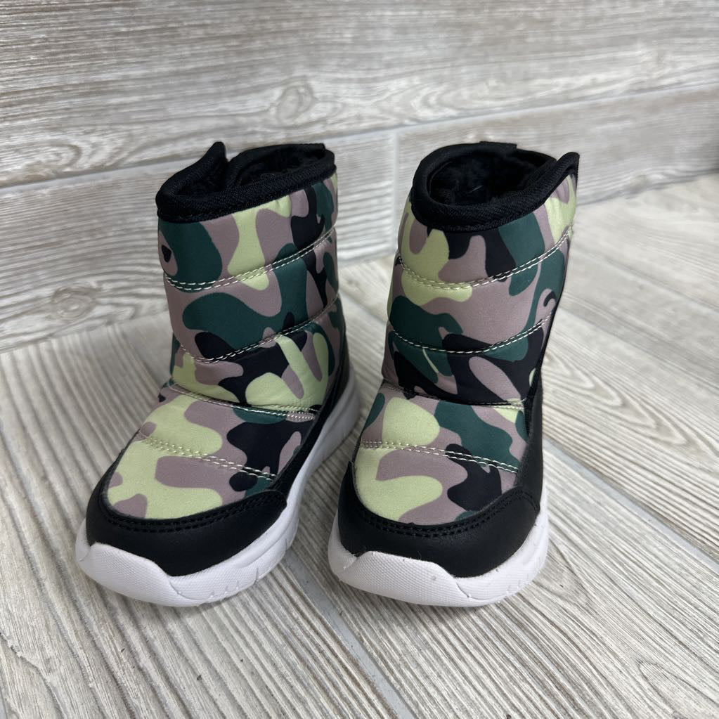 Velcro Snow Boots Camo 6c