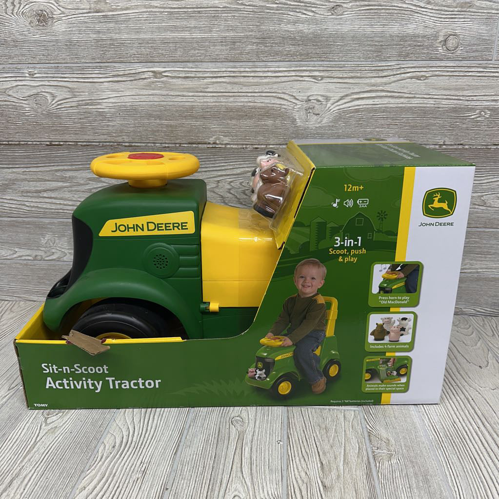 NEW Sit N Scoot Activity Tractor