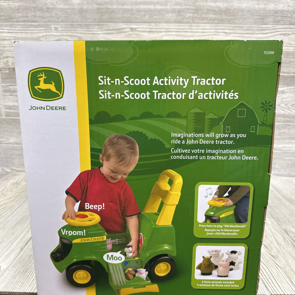 NEW Sit N Scoot Activity Tractor