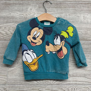 Weathered Crewneck Mickey, Goofy & Donald 12M