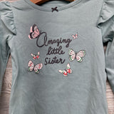 NEW LS Bodysuit Amazing Little Sister 24M