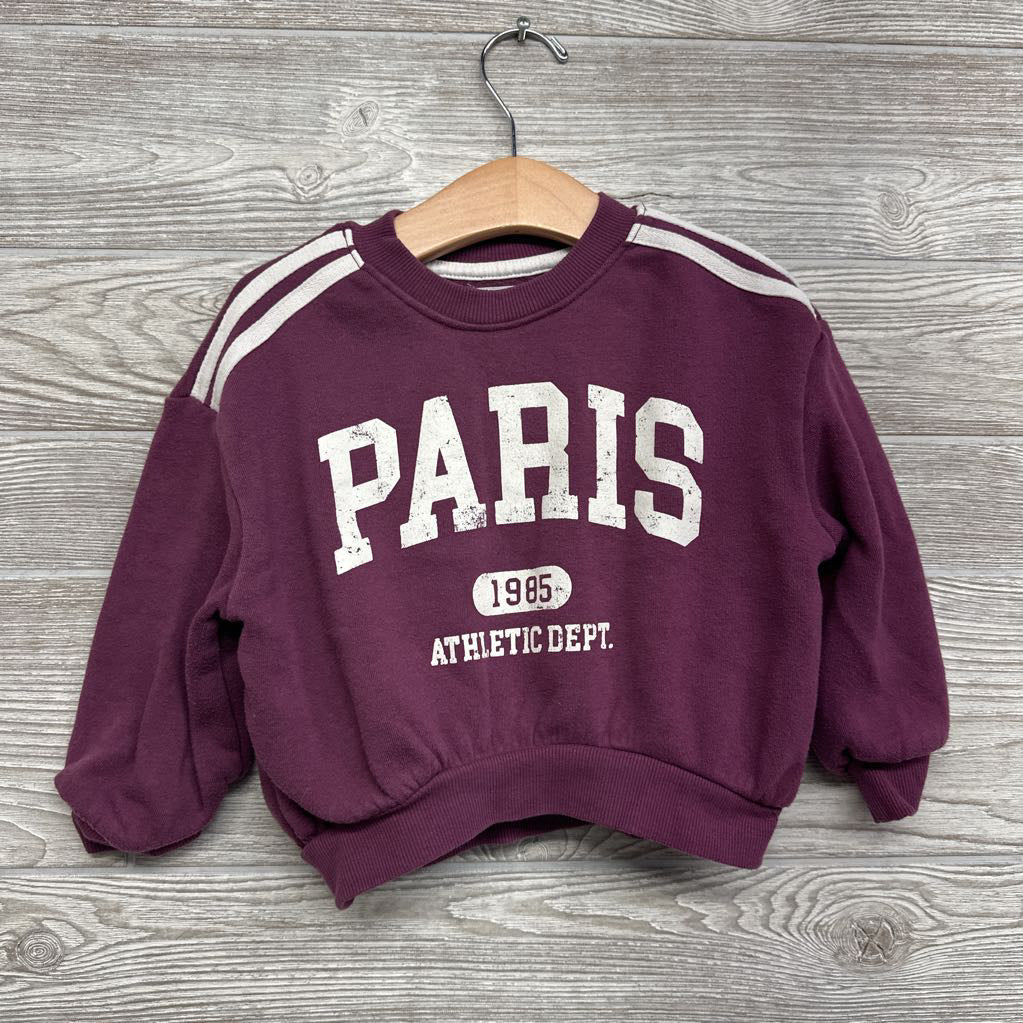 Crop Crewneck Paris 3t