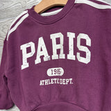 Crop Crewneck Paris 3t