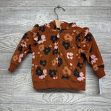 NEW Fleece Jacket Flowers 6M