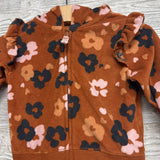 NEW Fleece Jacket Flowers 6M