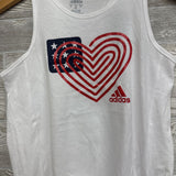 NEW Tank Top Glitter Hearts 16