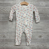 Modal Footless Sleeper Flowers 9M