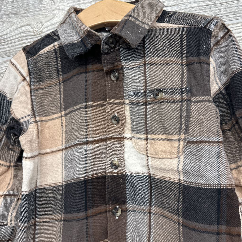 Flannel Button Up Shirt 3t