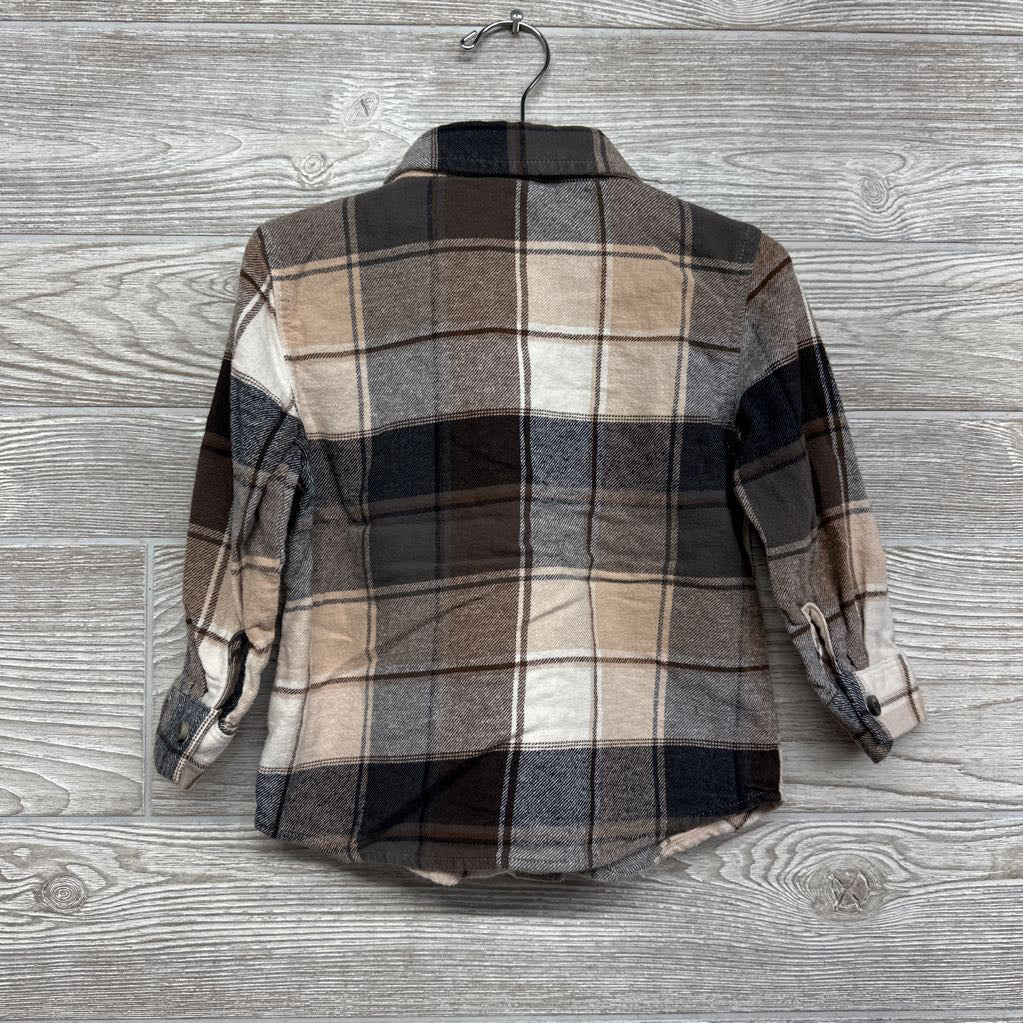 Flannel Button Up Shirt 3t