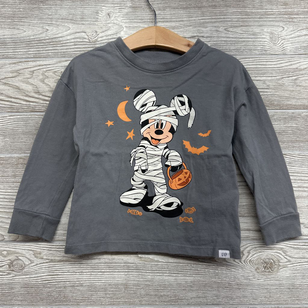 LS Shirt Zombie Mickey Mouse 3t
