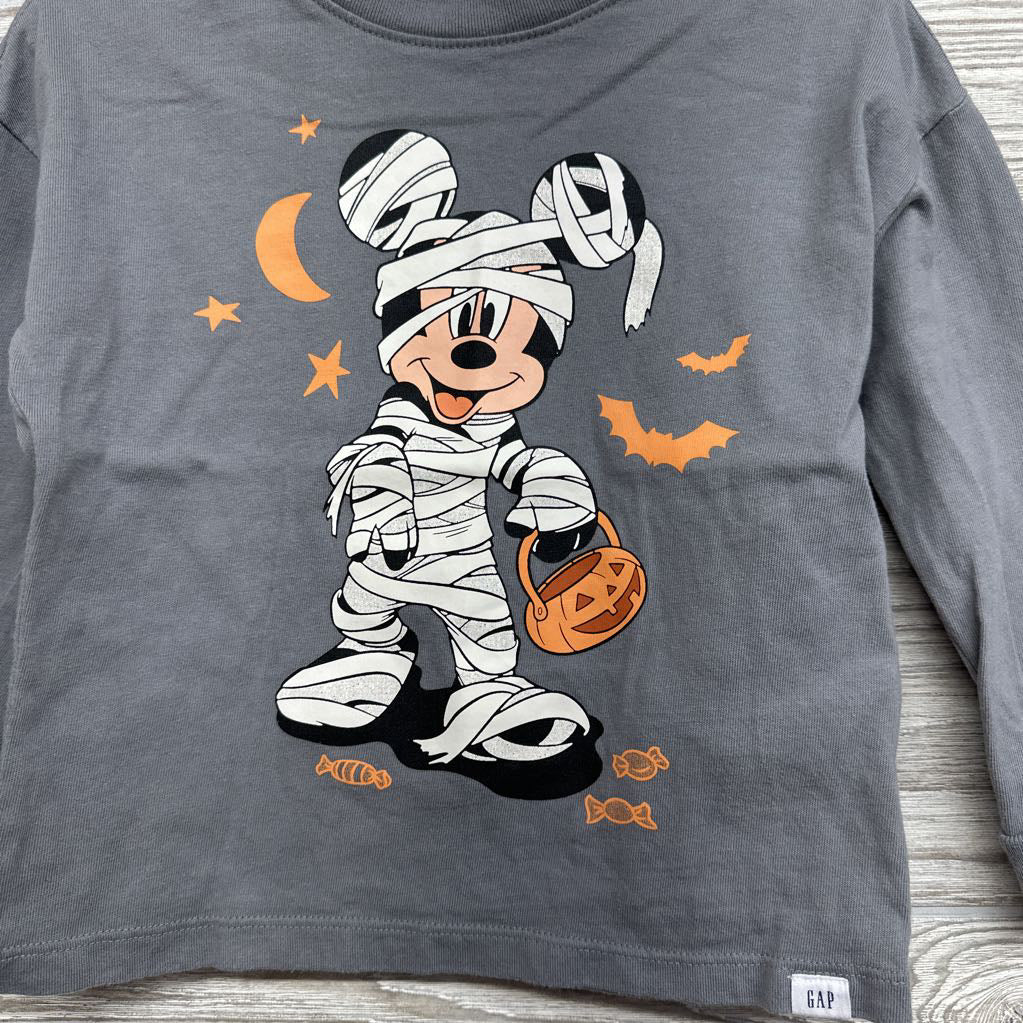 LS Shirt Zombie Mickey Mouse 3t