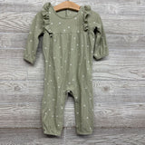 Waffle Knit Outfit Flowers 18M