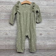 Waffle Knit Outfit Flowers 18M