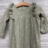 Waffle Knit Outfit Flowers 18M