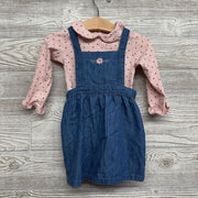Denim Skirtall & Shirt Polka Dots 12M