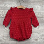 Flutter Sleeve Bubble Romper Polka Dots 12-18M*