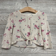 Front Knot Shirt Flowers 18M