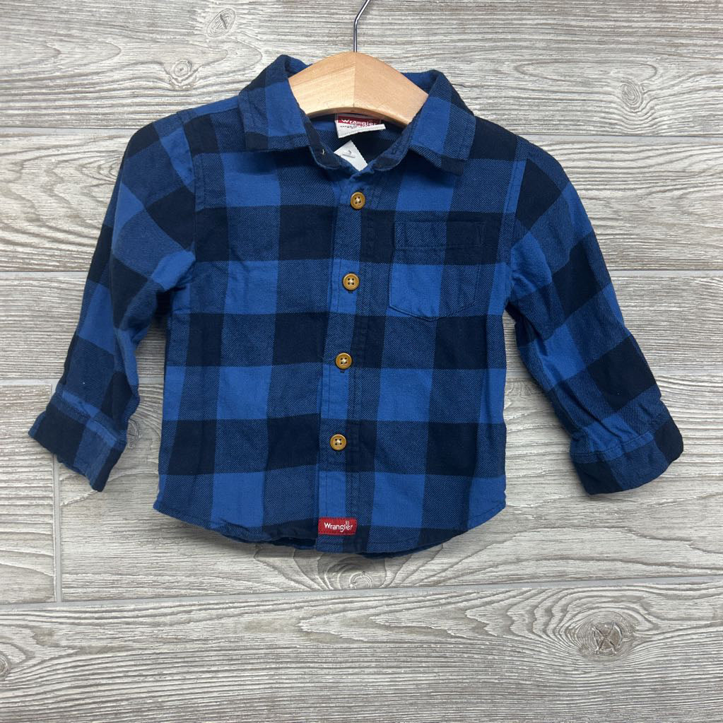 Gingham Button Up Shirt 12M