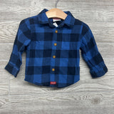 Gingham Button Up Shirt 12M