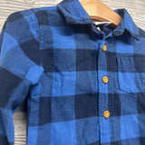 Gingham Button Up Shirt 12M