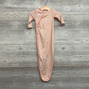 Side Snap Gown Flowers 0-3M