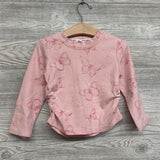 LS Shirt & Pull On Flare Jeans Butterflies 4-5