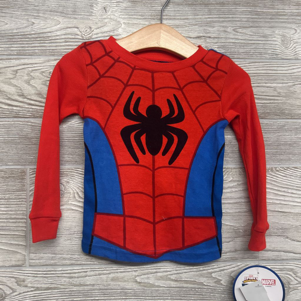 NEW 2 Pc LS PJs Spider-Man 2T