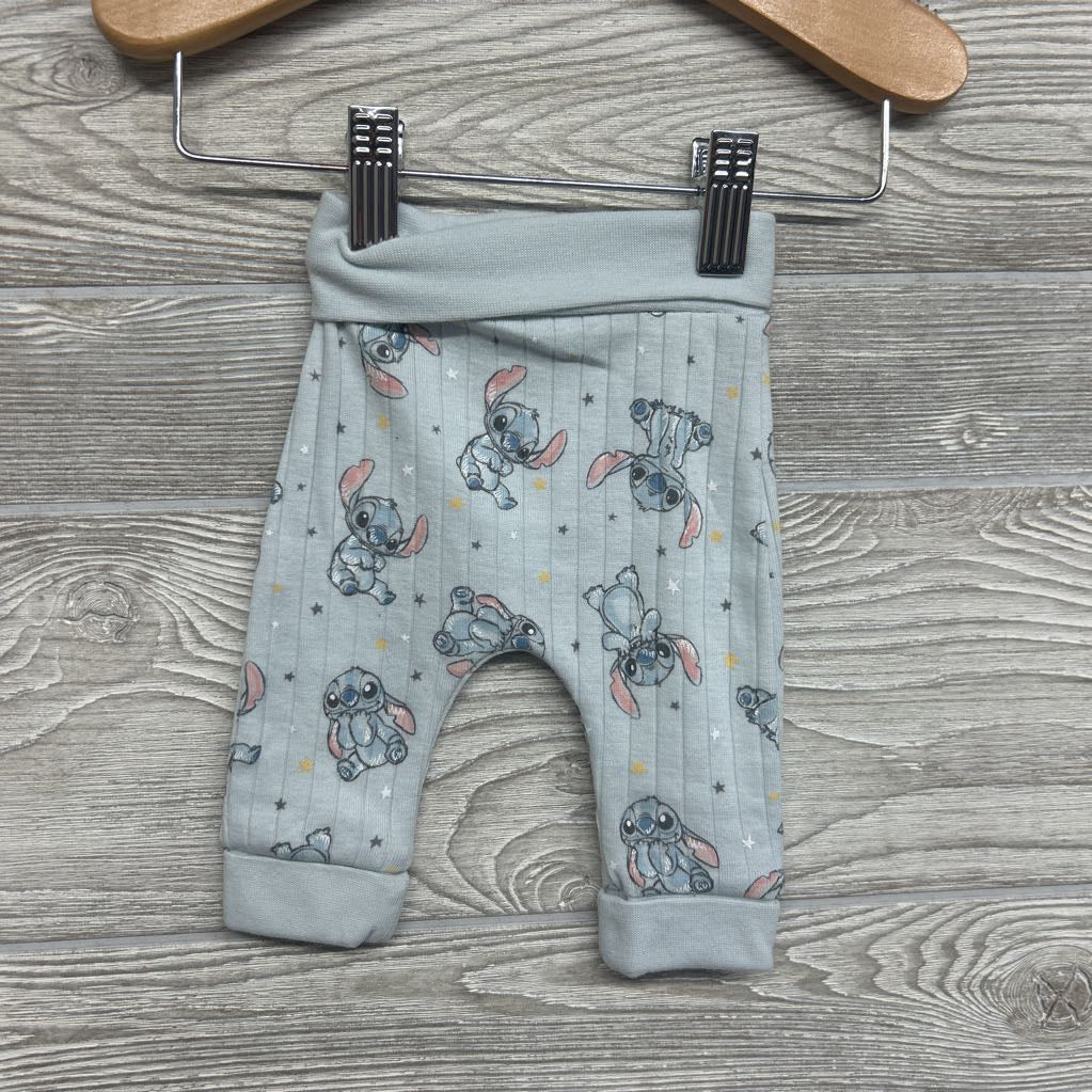 LS Ribbed Side Snap Bodysuit Stitch Stars NB