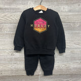 Crewneck & Jogger Sweatpants Ombre Logo 3T