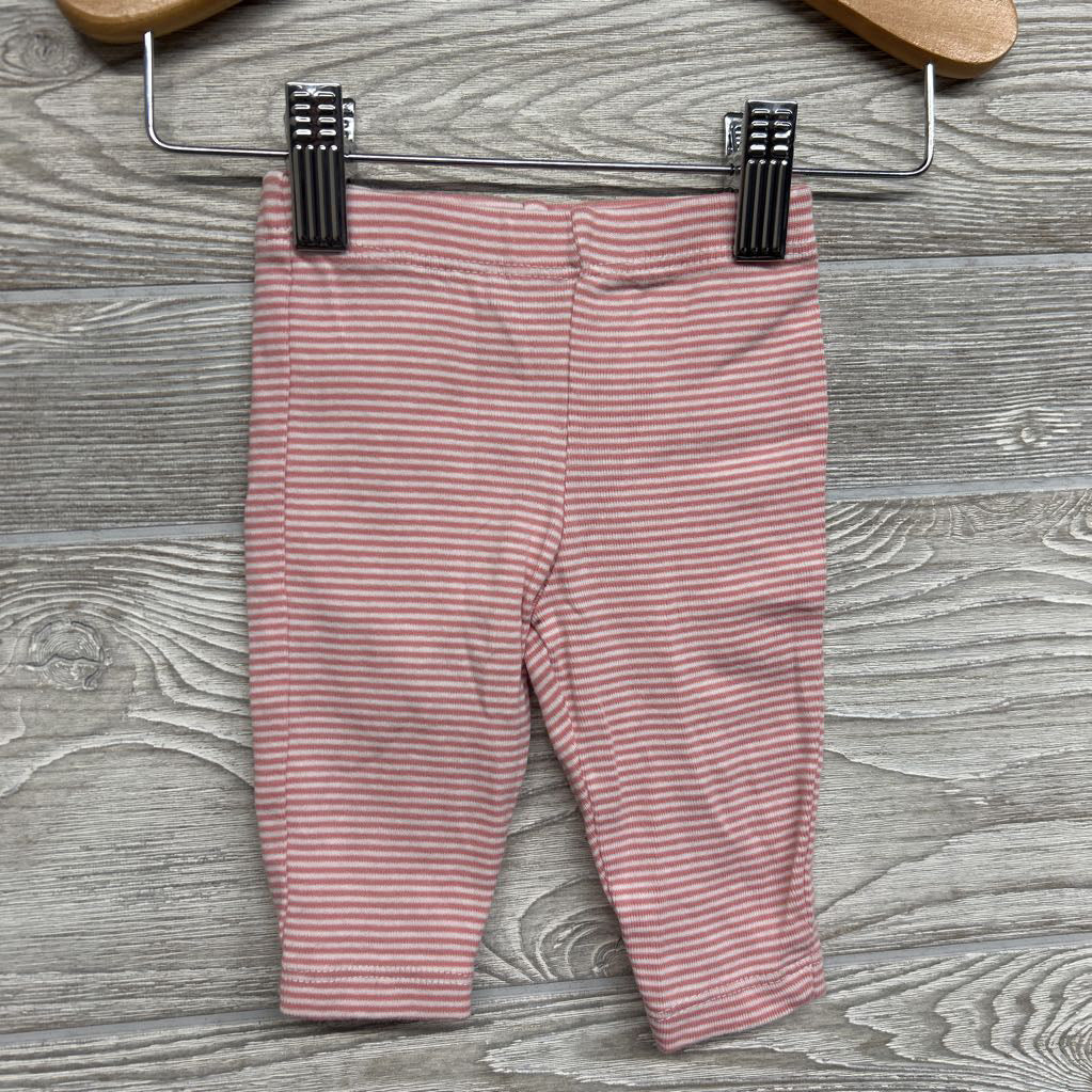 LS Bodysuit Embroidered Bear & Pants Stripes 3M