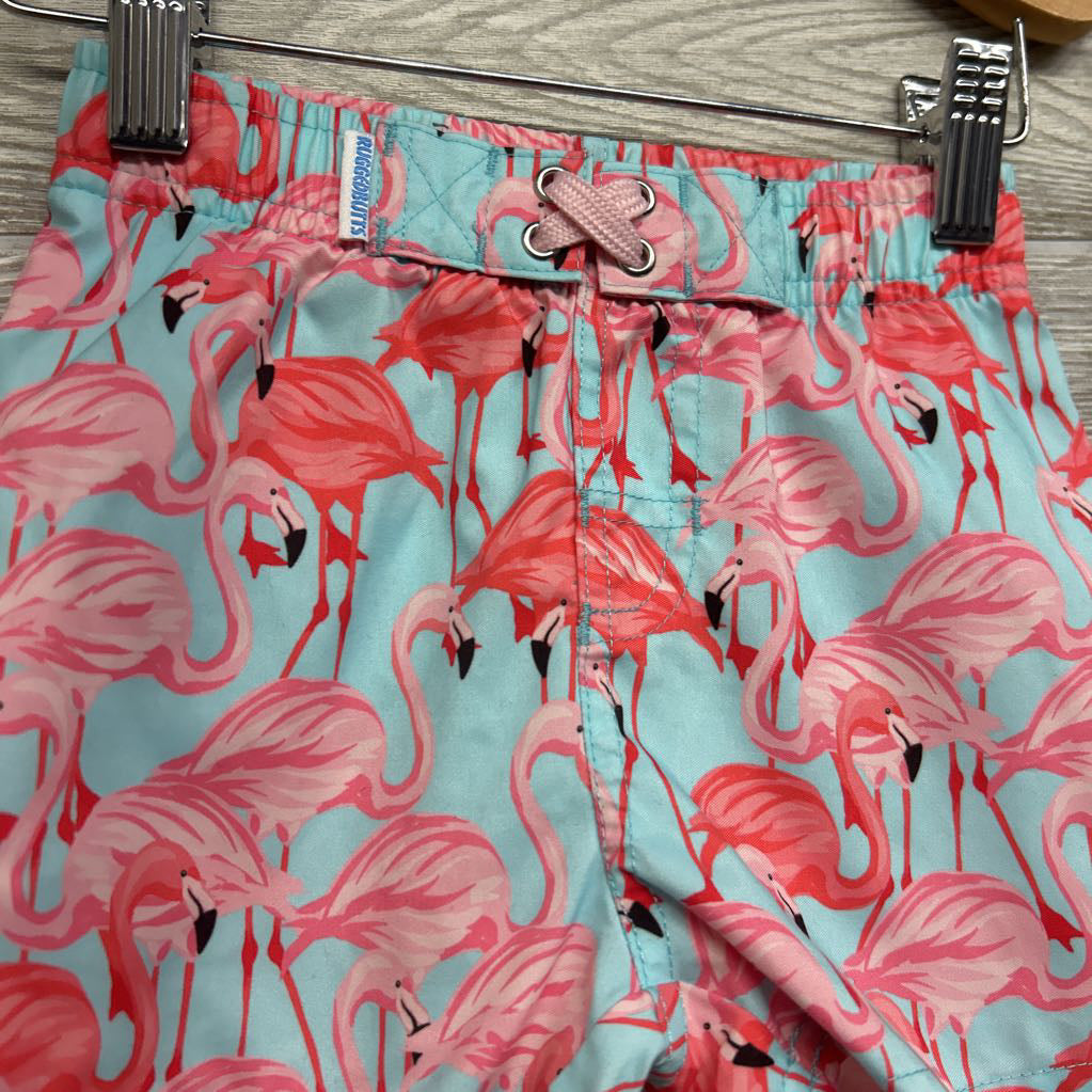 Swim Trunks Flamingos 6-12M